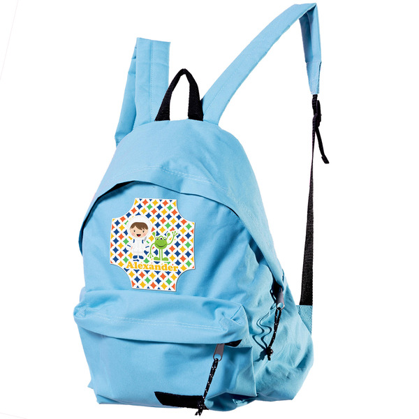 Boy's Space & Geometric Print Custom Shape Iron On Patches - XL single APPROVAL