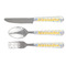 Boy's Space & Geometric Print Cutlery Set (Personalized)