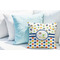 Boy's Space & Geometric Print Decorative Pillow Case - LIFESTYLE 2