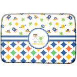 Boy's Space & Geometric Print Dish Drying Mat (Personalized)