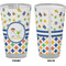 Boy's Space & Geometric Print Pint Glass - Full Color - Front & Back Views