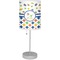 Boy's Space & Geometric Print Lamp with Drum Shade (Personalized)