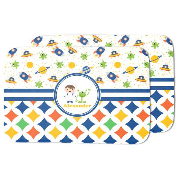 Boy's Space & Geometric Print Drying Dish Mat - MAIN