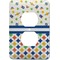 Boy's Space & Geometric Print Electric Outlet Plate