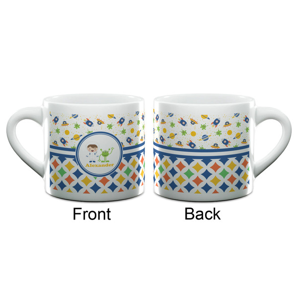 Boy's Space & Geometric Print Espresso Cup - 6oz (Double Shot) (APPROVAL)