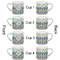 Boy's Space & Geometric Print Espresso Cup - 6oz (Double Shot Set of 4) APPROVAL