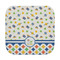 Boy's Space & Geometric Print Face Cloth-Rounded Corners