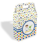 Boy's Space & Geometric Print Gable Favor Box (Personalized)