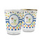 Boy's Space & Geometric Print Glass Shot Glass - 1.5 oz (Personalized)