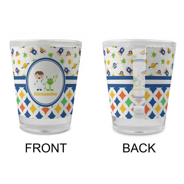 Boy's Space & Geometric Print Glass Shot Glass - Standard - APPROVAL