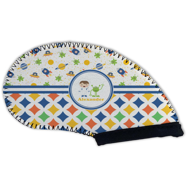 Boy's Space & Geometric Print Golf Club Covers - BACK