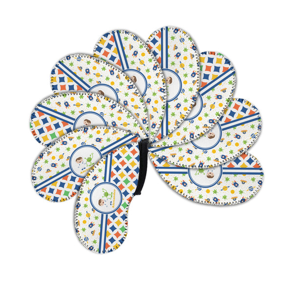 Boy's Space & Geometric Print Golf Club Covers - PARENT/MAIN (set of 9)