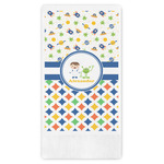Boy's Space & Geometric Print Guest Towels - Full Color (Personalized)
