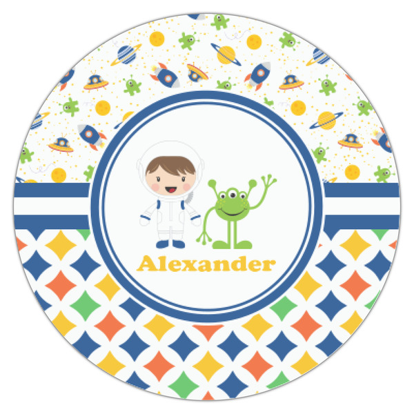 Boy's Space & Geometric Print Icing Circle - XSmall - Single