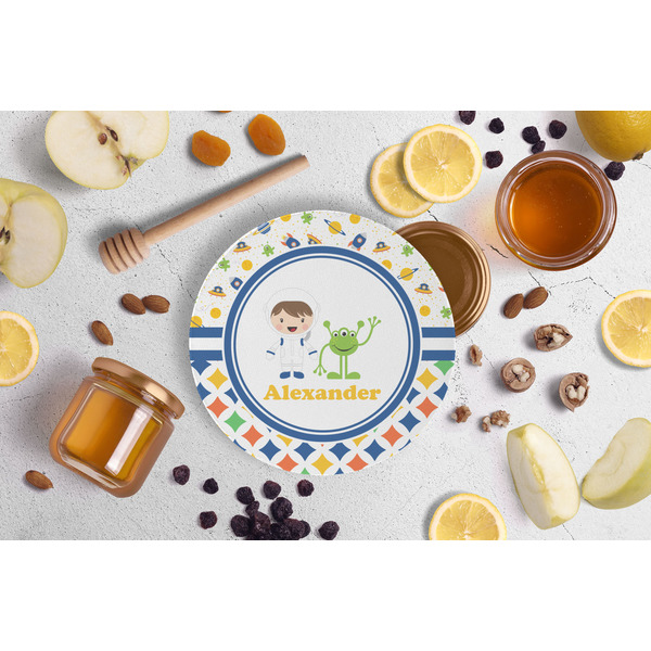 Boy's Space & Geometric Print Jar Opener - Lifestyle Image