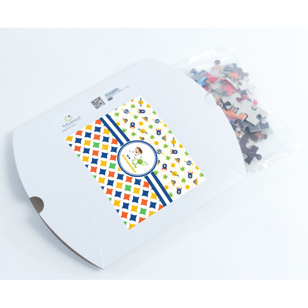 Boy's Space & Geometric Print Jigsaw Puzzle 110 Piece - Box