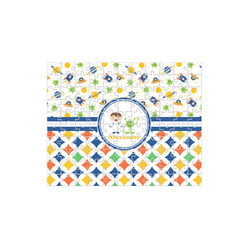 Boy's Space & Geometric Print 110 pc Jigsaw Puzzle (Personalized)