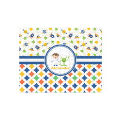 Boy's Space & Geometric Print 252 pc Jigsaw Puzzle (Personalized)