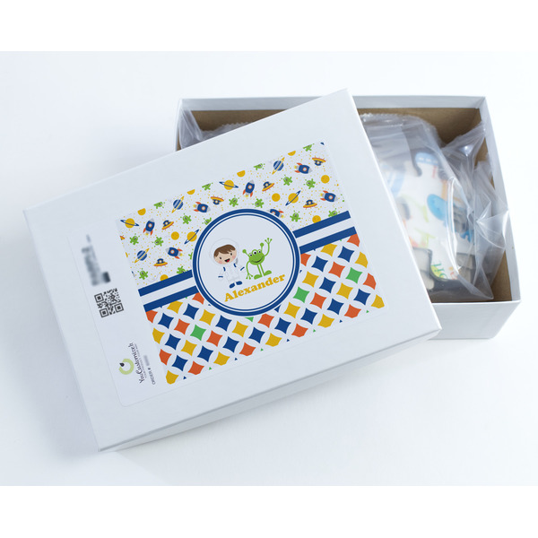 Boy's Space & Geometric Print Jigsaw Puzzle 30 Piece - Box