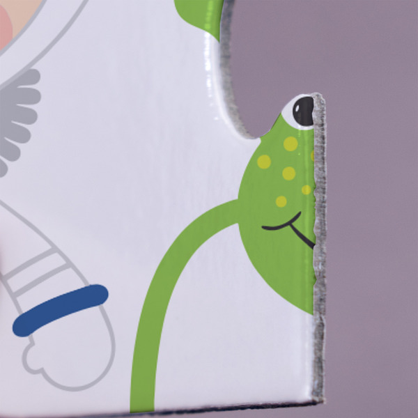 Boy's Space & Geometric Print Jigsaw Puzzle 30 Piece  - Close Up