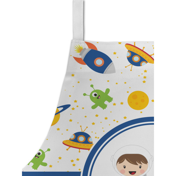 Boy's Space & Geometric Print Kid's Aprons - Detail