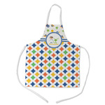 Boy's Space & Geometric Print Kid's Apron w/ Name or Text