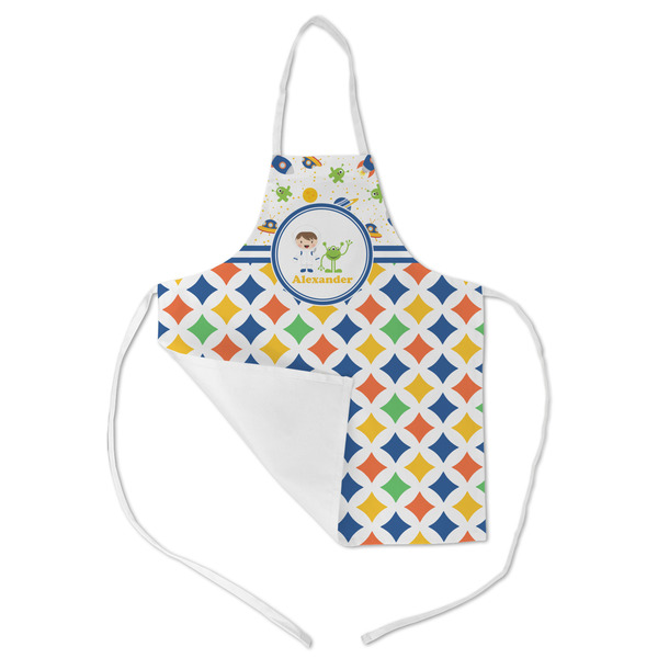 Boy's Space & Geometric Print Kid's Aprons - Medium - Main (med/lrg)