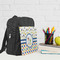 Boy's Space & Geometric Print Kid's Backpack - Lifestyle