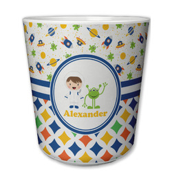 Boy's Space & Geometric Print Plastic Tumbler 6oz (Personalized)