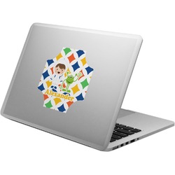 Boy's Space & Geometric Print Laptop Decal (Personalized)