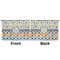 Boy's Space & Geometric Print Large Zipper Pouch Approval (Front and Back)