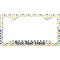 Boy's Space & Geometric Print License Plate Frame - Style C (Personalized)