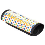 Boy's Space & Geometric Print Luggage Handle Cover (Personalized)