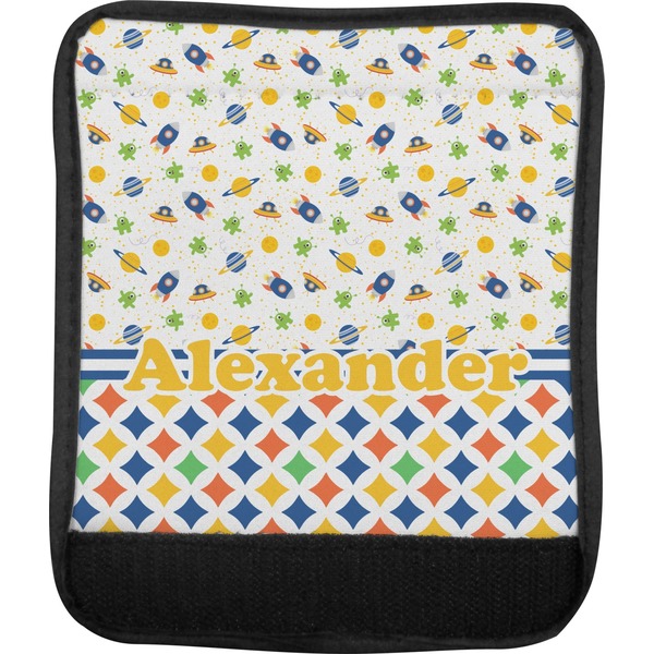 Boy's Space & Geometric Print Luggage Handle Wrap (Approval)