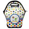 Boy's Space & Geometric Print Lunch Bag - Front