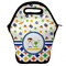 Boy's Space & Geometric Print Lunch Bag w/ Name or Text