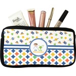 Boy's Space & Geometric Print Makeup / Cosmetic Bag (Personalized)
