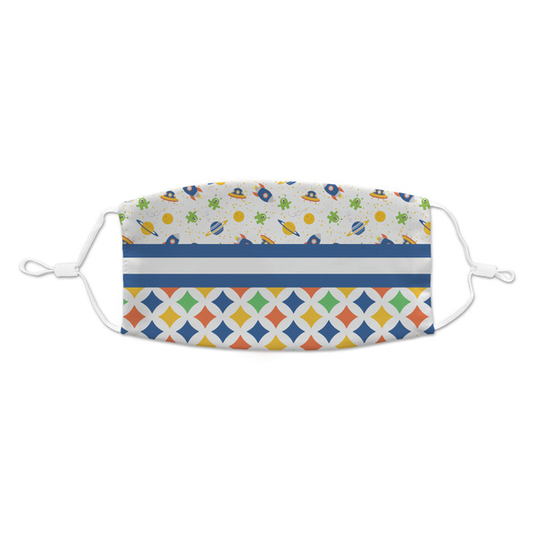Custom Boy's Space & Geometric Print Kid's Cloth Face Mask