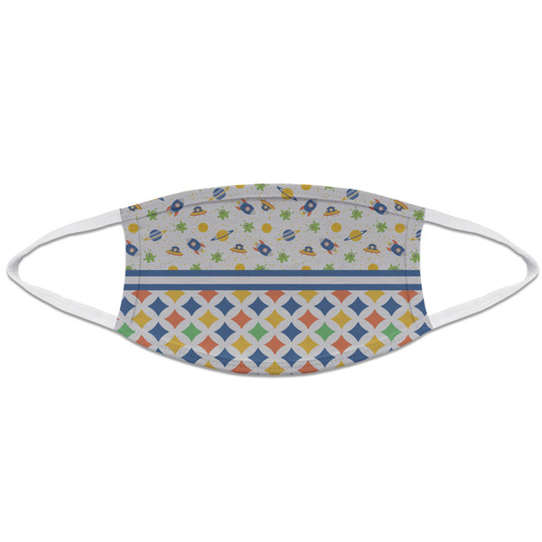 Boy's Space & Geometric Print Mask2