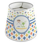 Boy's Space & Geometric Print Empire Lamp Shade (Personalized)