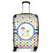 Boy's Space & Geometric Print Suitcase - 24" Medium - Checked (Personalized)