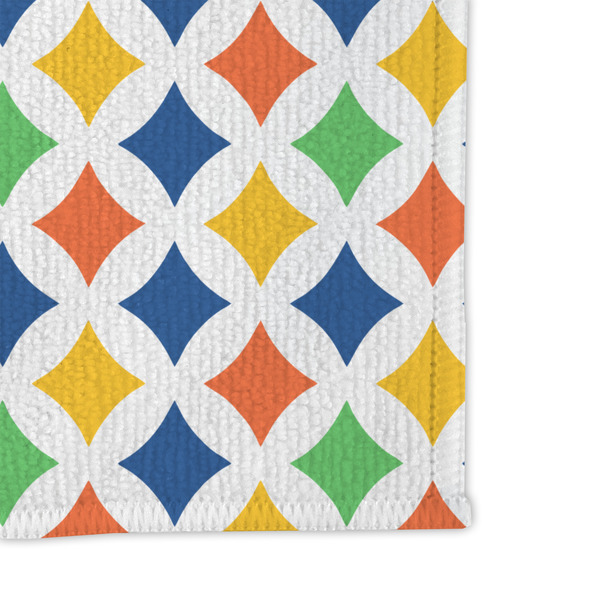Boy's Space & Geometric Print Microfiber Dish Rag - DETAIL