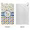 Boy's Space & Geometric Print Microfiber Golf Towels - Small - APPROVAL
