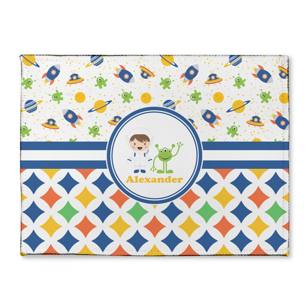 Custom Boy's Space & Geometric Print Microfiber Screen Cleaner (Personalized)