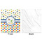 Boy's Space & Geometric Print Minky Blanket - 50"x60" - Single Sided - Front & Back