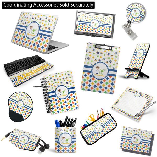 Boy's Space & Geometric Print Office & Desk Accessories