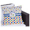 Boy's Space & Geometric Print Outdoor Pillow - 16" (Personalized)