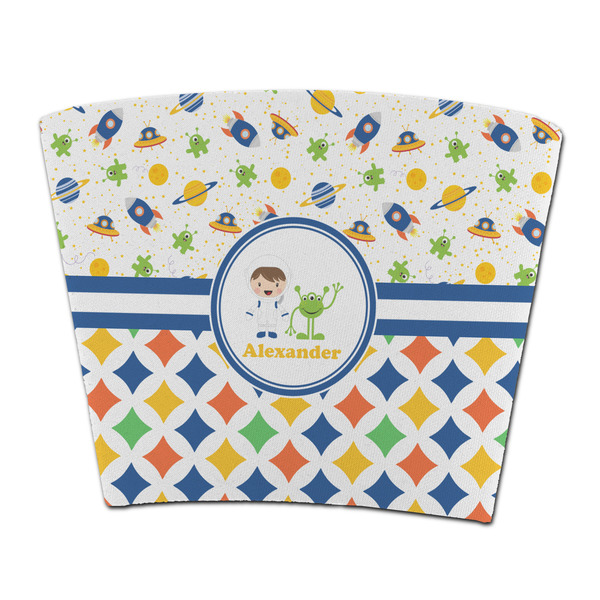 Custom Boy's Space & Geometric Print Party Cup Sleeve - without bottom (Personalized)