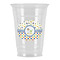 Boy's Space & Geometric Print Party Cups - 16oz - Front/Main