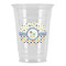 Boy's Space & Geometric Print Party Cups - 16oz (Personalized)